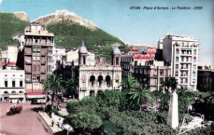 Oran - Place d'Armes - Theatre - 1950